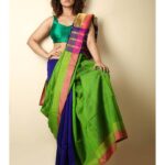 Traditional Multicolor Cotton Silk Mahapar Sarees With Blouse Piece