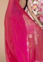 Premium Handloom Begumpuri  Cotton Sarees With Contrast Border & Unstitched Blouse Piece (Copy)