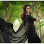 Premium Quality Black Color Handloom Pure Cotton Sarees With Pom Pom Pallu & Unstitched Blouse Piece