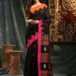 Misha Boutique Traditional Gorgeous Pure Hand Woven Cotton Saree With Blouse Piece