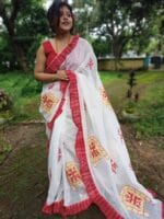 Premium Quality Traditional Kulo Design Cotton Saree
