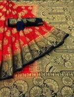 Premium Quality Red Kanjivaram Silk Saree