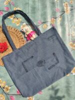 Pure Khadi Cotton Handmade Exclusive Tote Bag