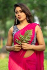 Misha Boutique Pink Mul Cotton Soft Saree