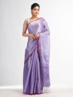 Violet Tissue Silk  Elegant Saree