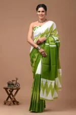 Pure Mulmul Cotton Saree with Separate Blouse
