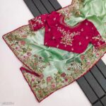Premium Quality Exclusive Designer Saree With Readymade Blouse