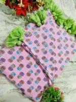 Premium Quality Exclusive Traditional Pink Printed  Handloom Cotton Saree