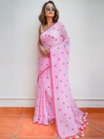 Heart Pure Mulmul Cotton Saree